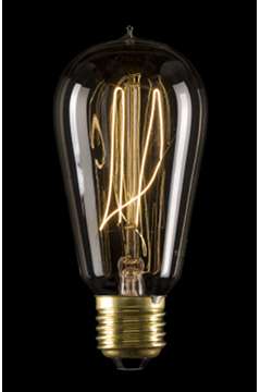 Kohlefadenlampe Antik