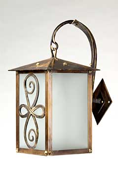 Bronze H�ngelampe