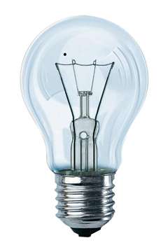 Gl�hbirne Klar E 27 15 Watt