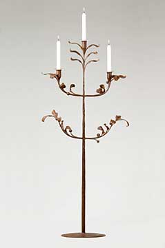 Geschmiedeter Kerzenleuchter "Laurin III"