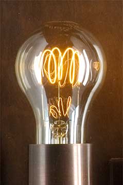 Kohlefadenlampe Antik