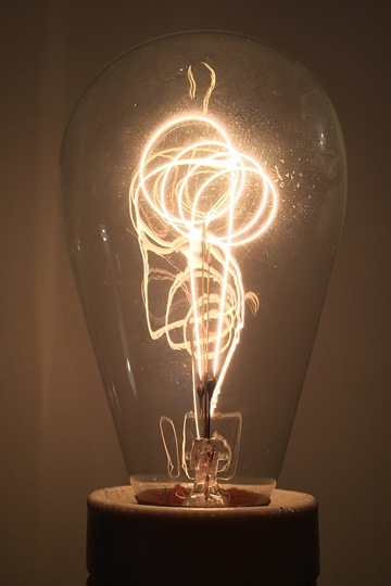Kohlefadenlampe Edison