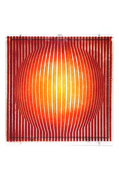 Lichttafel Sonnenaufgang flach