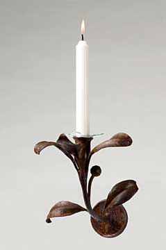 Geschmiedeter Kerzenleuchter "Laurin I"