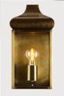 Messing Wandlampe, Kupfer br�niert