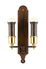 Geschmiedete Wandlampe "Artio" 2 Flammig