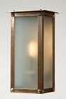 Bronze Wandlampe schmal