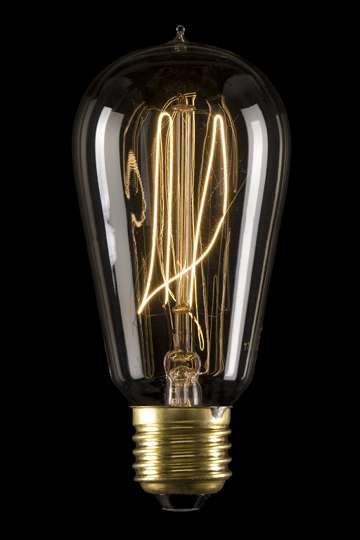 Kohlefadenlampe Edison 60 Watt