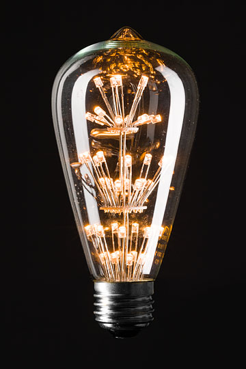 LED Edison Flower 1,3 Watt Dimmbar