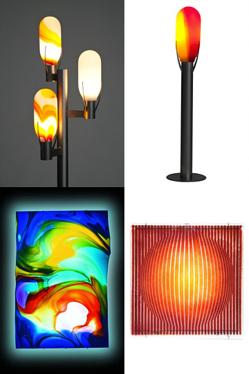 Designer Glas-Lampen
